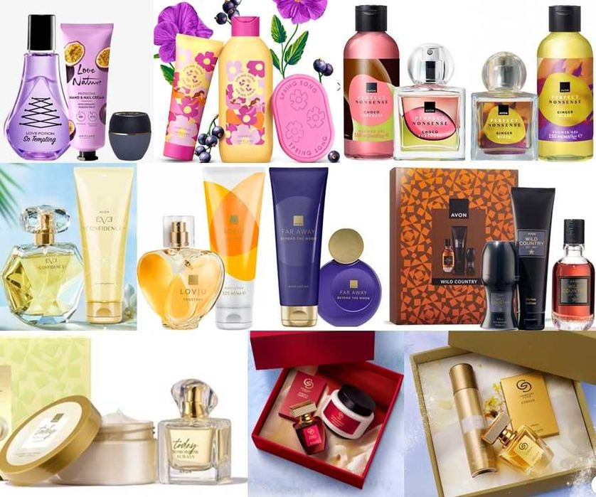 AVON, ORIFLAME налични подаръчни комплекти