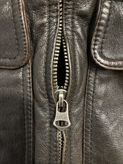 Кожено мъжко яке Replay