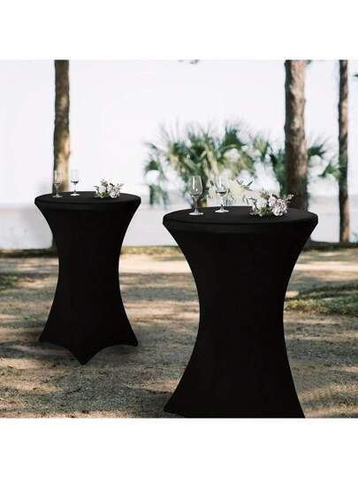 Masa inalta cocktail si fotolii puf, bar, de inchiriat la evenimente