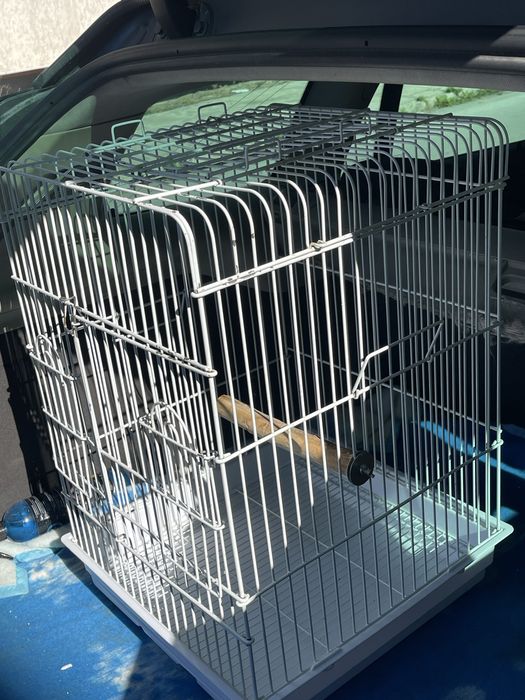 Сгъваема транспортна клетка за папагал