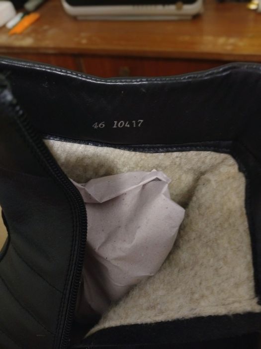 Нови кожени мъжки боти