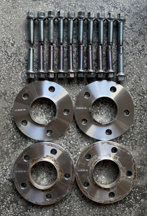 Vând Set Distanțieri Auto / Flanșe Auto / 5x112 / 66.6 / 66.5 / 10-15 mm