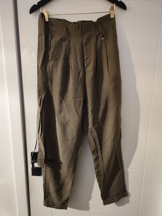 Pantaloni Amisu office kaki noi mărimea S/M