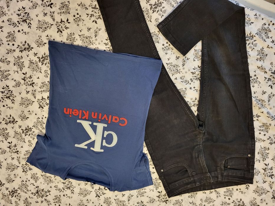 Tricou Calvin klein si blugi C&A