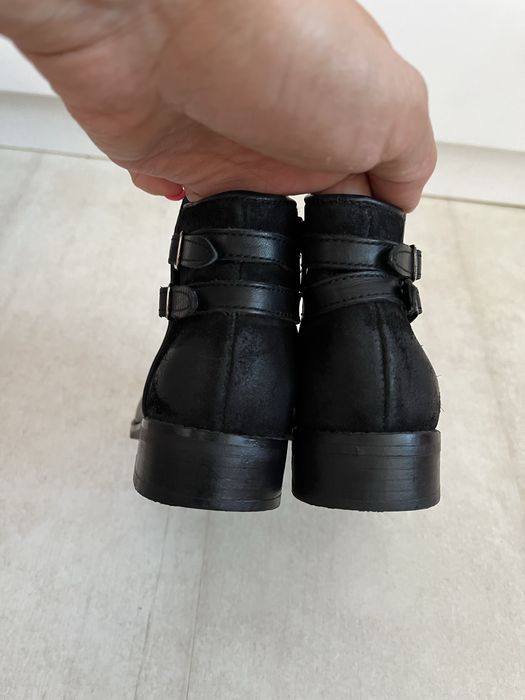 Високи кожени кецове Geox и боти от естествена кожа на Zara, номер 27