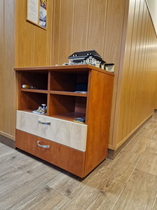 Comoda depozitare sertare + rafturi