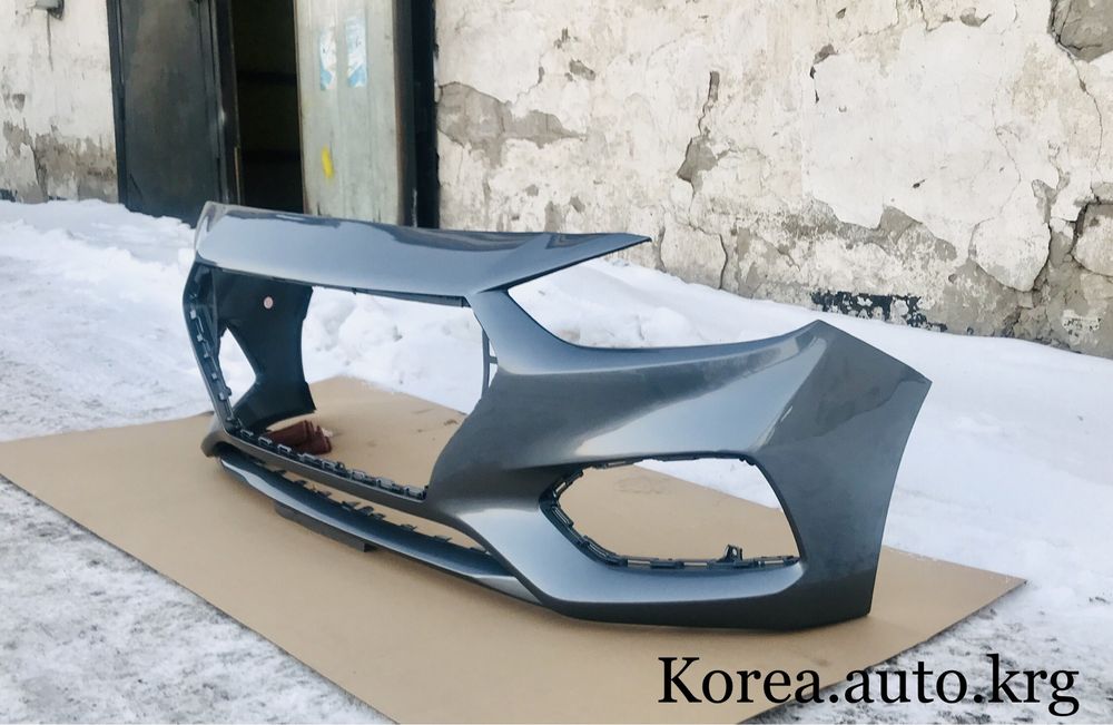 Бампер передний Серый HYUNDAI ACCENT 2017-20