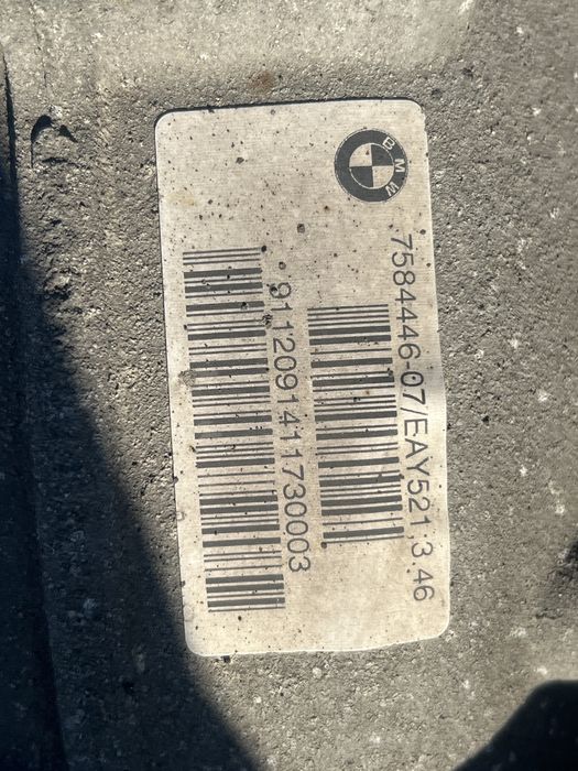 Grup spate bmw f10 f01 raport 3.46 cod 7584446