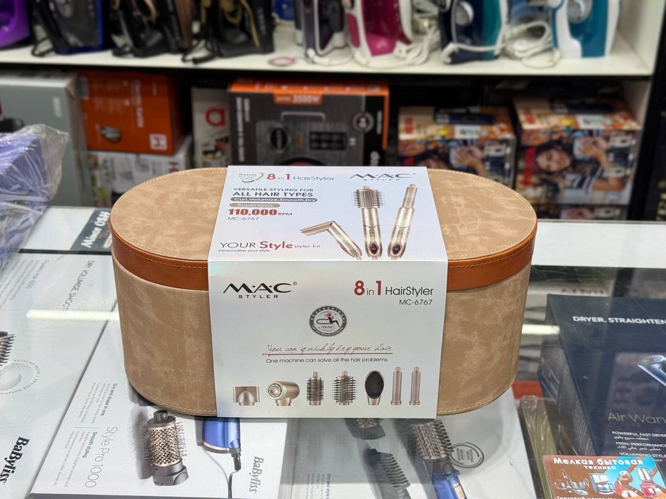 Новый стайлер 8 in 1 -  Mac 6767  с кейсом