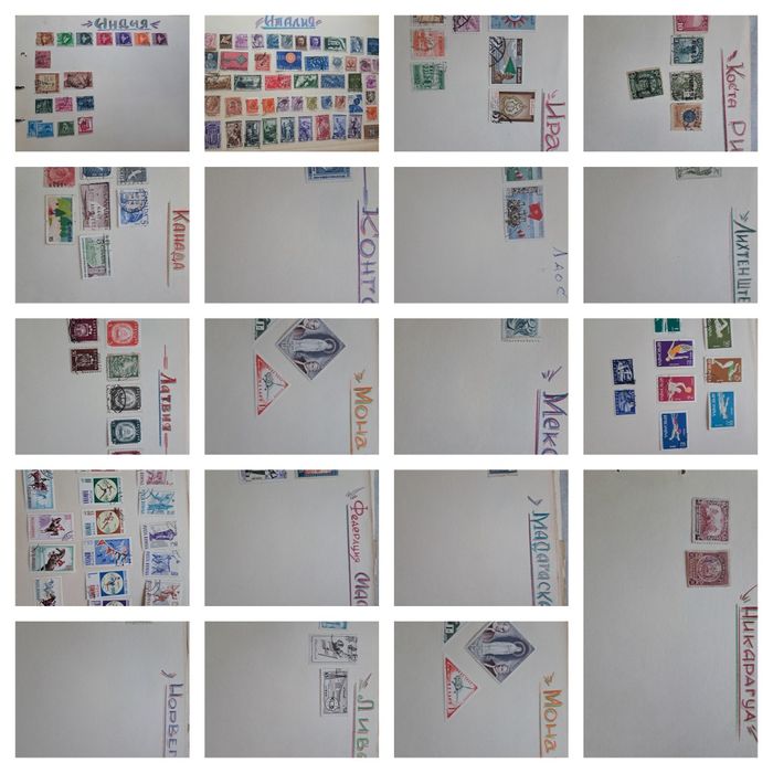 Продам марки разных стран 350000