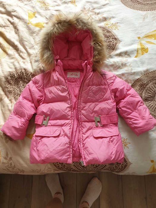 Пуховик для девочки 86-92