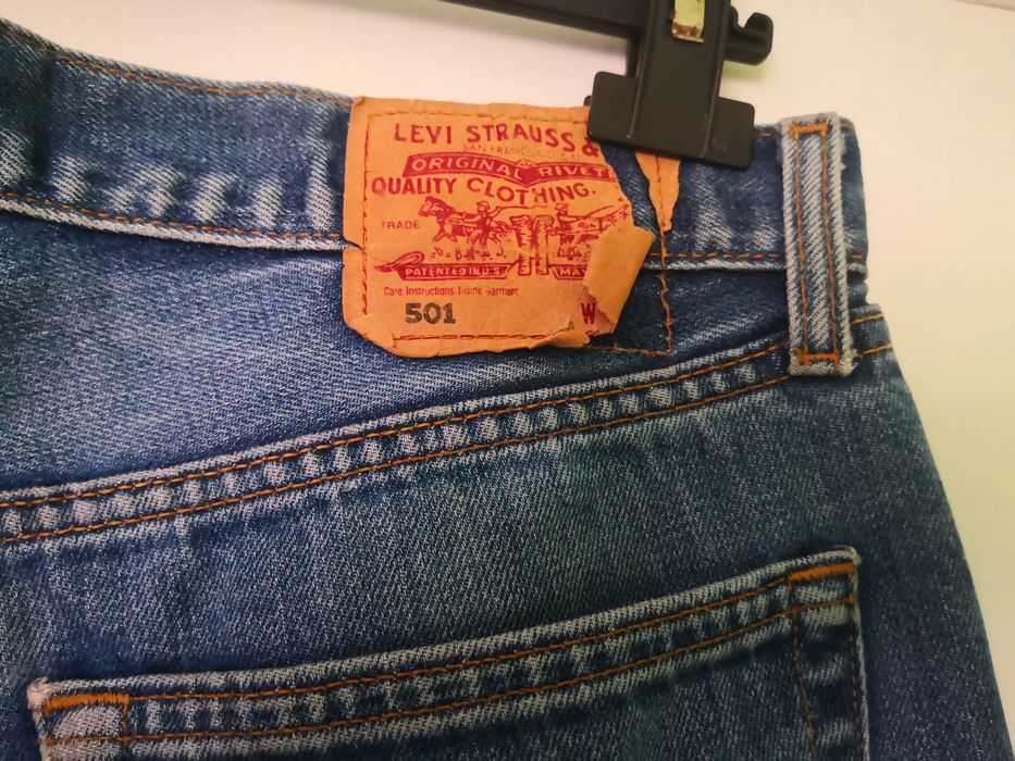 Jeans Levi Strauss W36 L34 barbati blugi Albastri