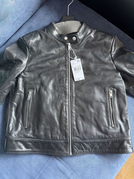 Geacă de piele naturală mărimea L