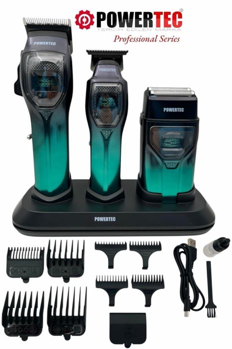 Професионален комплект за подстригване Powertec TR5900 – 3 в 1