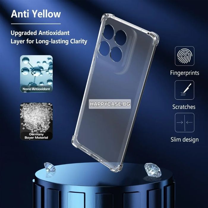 Motorola Edge 60 / 60 Fusion / 60 Pro / Удароустойчив TPU силиконов кейс с камера протектор