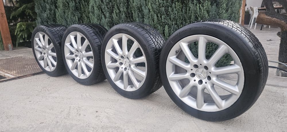 Гуми джанти Мерцедес SL спорт пакет  285 35 18  - 255 40 18