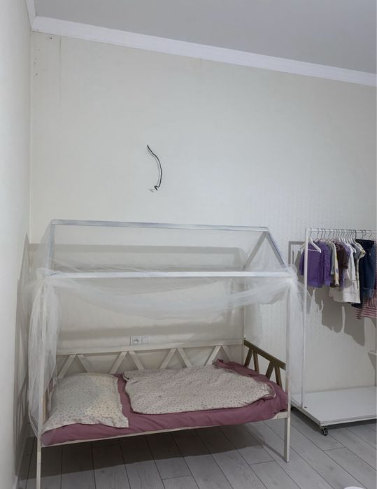 Детский кровать металлический