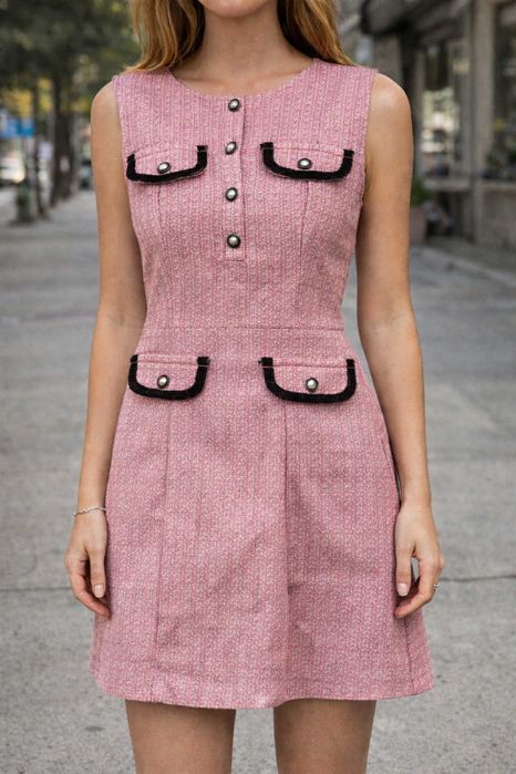 Прекрасна розова ролкя S