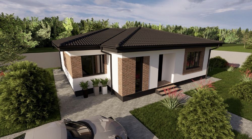 Teren + Casă Nouă la Cheie – Plată în Etape Corbeanca