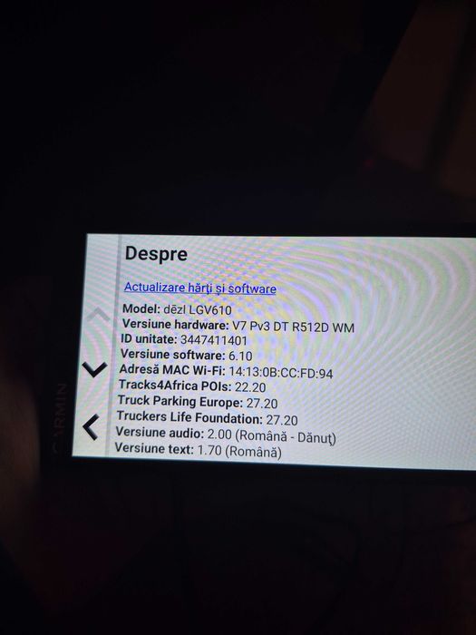 GPS-Garmin Dezl LGV610