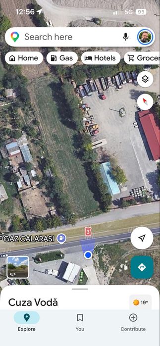Teren intravilan 2400 mp Călărași Cuza Voda