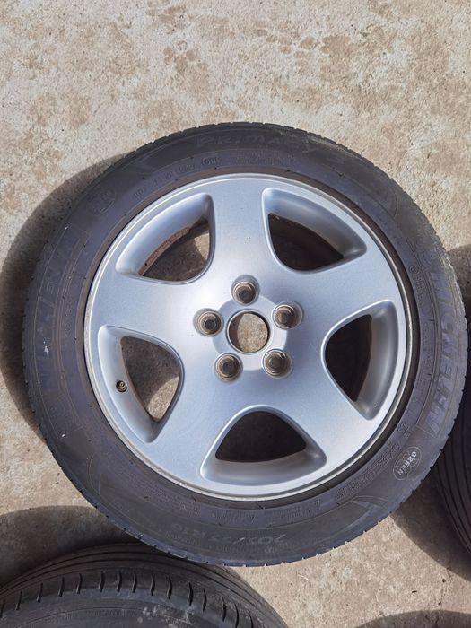 Set 4 jante aliaj 5x112 R16 7j et45 audi vw skoda seat  57.1mm centrul