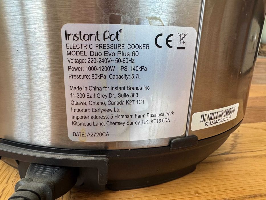 Instant Pot Duo Evo Plus 5.7 литра