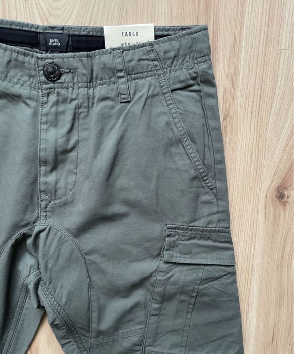 RIVER ISLAND Cargo/Нов мъжки карго панталон W30