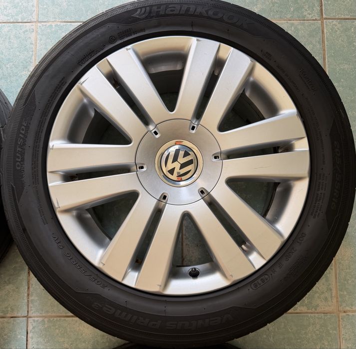 Roti/ jante aliaj R16 originale VW Passat B6 205/55/16 vara