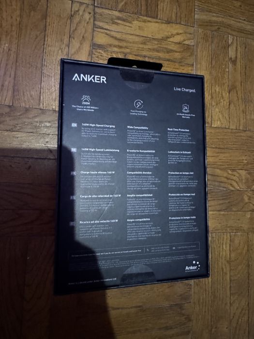 Baterie externa(pokerbank) Anker 737 powerCore 24k nouă