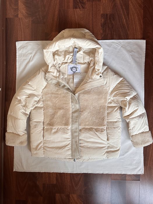 Geaca-jacheta dama,puf-blana naturala,Diego M,marime 40 si 44