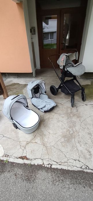 Carucior Krausman gri 3 in 1