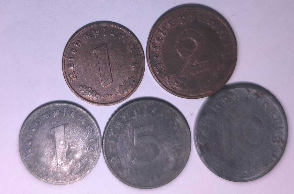 Стари германски монети 1937г-1943г