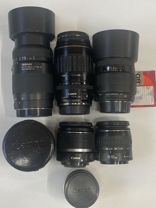 Obiective foto montura Canon
