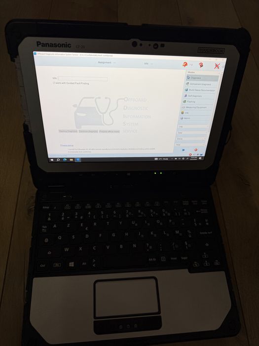 Tester/Diagnoza VNCI 6154A+Laptop Panasonic CF-20 cu Odis S25+E19+Elsawin 6.0