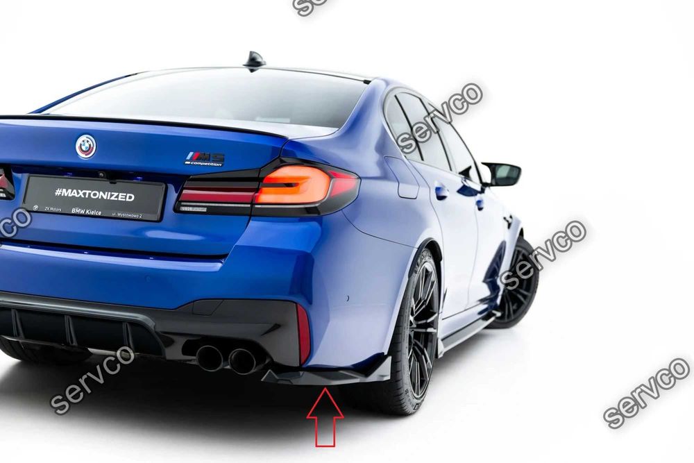 Prelungire splitter bara spate compatibil cu Bmw M5 F90 / F90 Facelift 2017-2024 v4 - Maxton Design