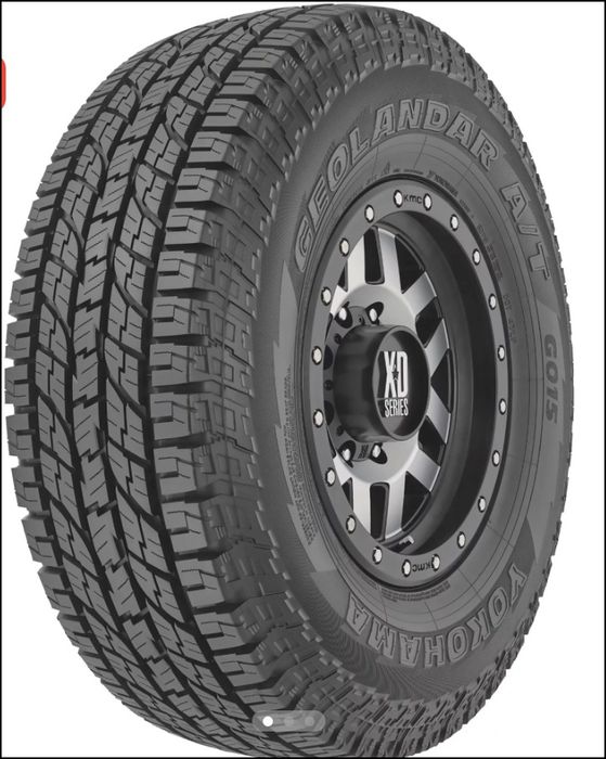 Продам комплект резины Yokohama Geolandar A/T G015, почти новая