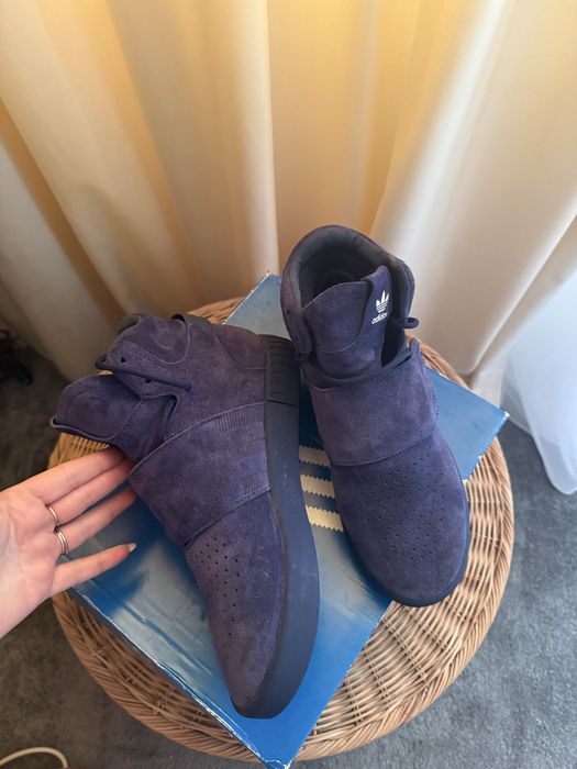 Adidas Invader Tubular din piele intoarsa