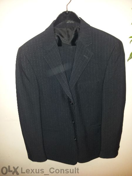 Мъжки черен костюм Nikola - всесезонен