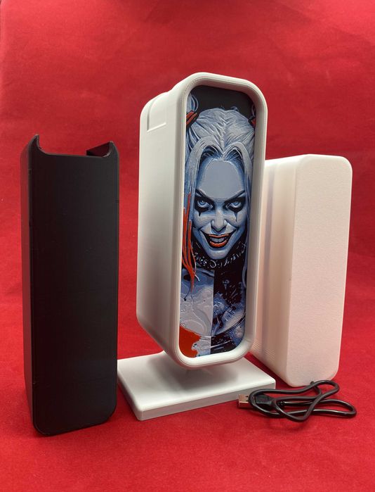 SUPORT CASTI LUMINA RGB – personalizat cu teme gaming, muzică, xbox,