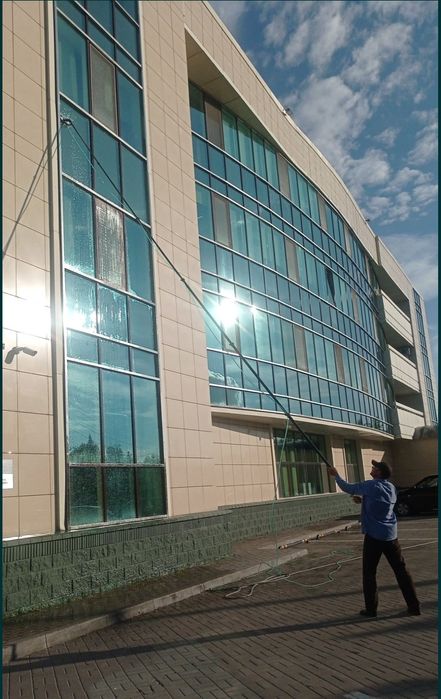 Мойка окон и фасадов