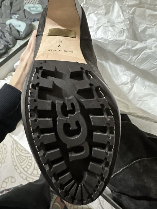 cizme UGG Donata peste genunchi cu 2 fete