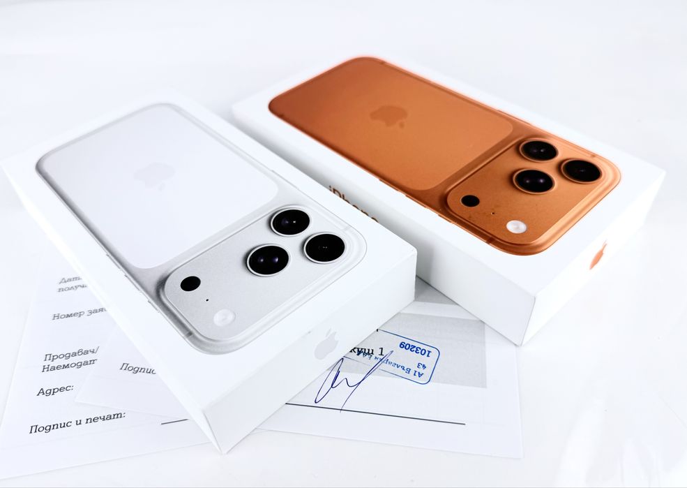 НОВ! Apple iPhone 17 Pro 256GB Cosmic Orange / Silver 2г. Гаранция