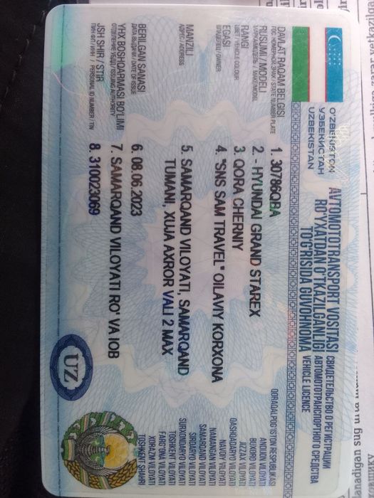 Hyundai Grand Starex 2019