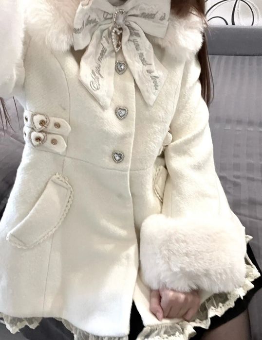 Пальто женское нарядное лиз Лиза Liz Liza японская мода