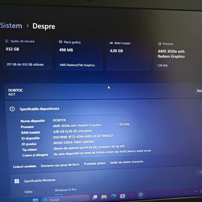 Laptop Lenovo V15-ADA