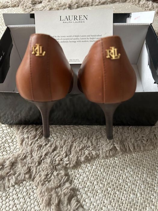 Pantofi cu toc Polo Ralph Lauren