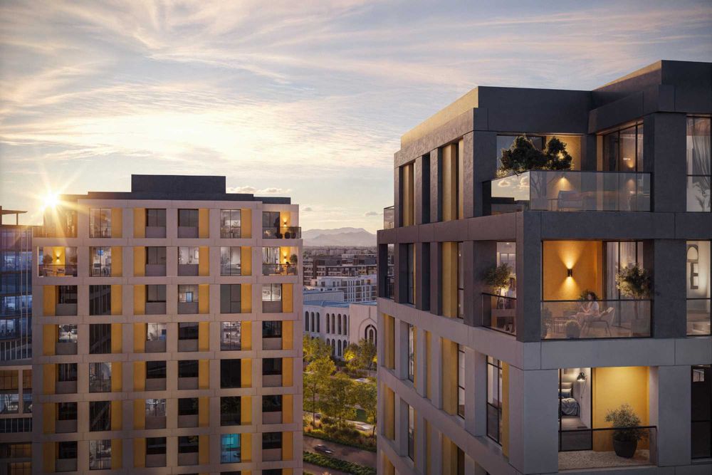 ЯНГИ ТАШКЕНТ! 2-КОМНАТНАЯ 53,73 м² СО СКИДКОЙ -15% (100% оплата) KS