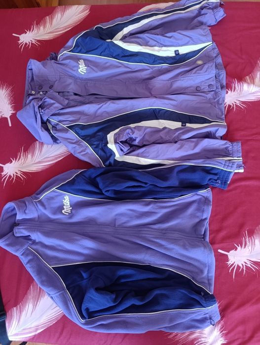 Зимно ски яке със свалящ се полар