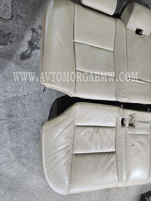 БМВ Е60 5 серия Бежов кожен салон БМВ BMW E60